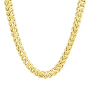 9ct Yellow Gold Franco Chain 31″ 6.5mm