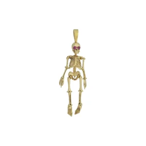 9ct Yellow Gold Skeleton Pendant