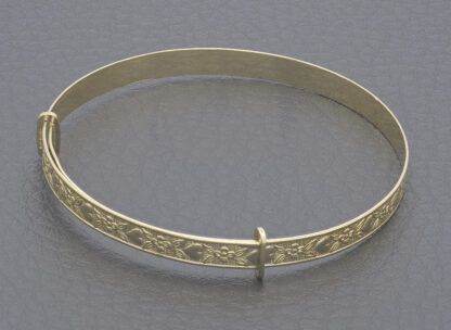 9ct Yellow Gold Expandable Bangle - Image 3