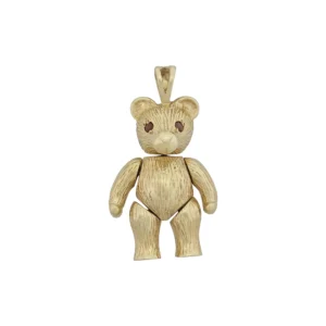 9ct Yellow Gold Teddy Bear Pendant