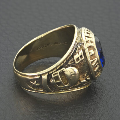 10ct Yellow Gold College Ring - Image 3