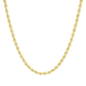 22ct Yellow Gold Rope Chain 30.5″ 3mm