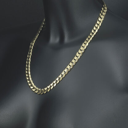 9ct Yellow Gold Curb Chain 20.5″ 10mm - Image 3