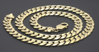 9ct Yellow Gold Curb Chain 20.5″ 10mm - Image 2