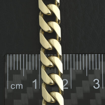 9ct Yellow Gold Curb Chain 22.5″ 7mm - Image 5