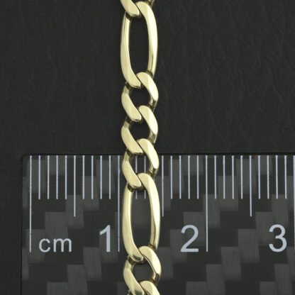 9ct Yellow Gold Figaro Chain 19.5″ 4mm - Image 5