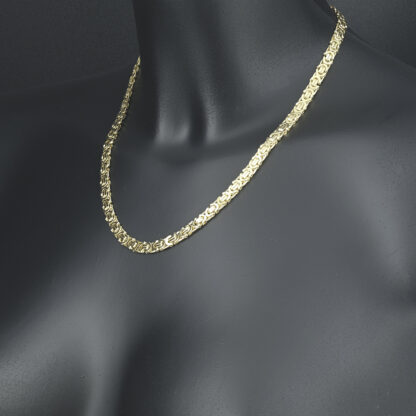 9ct Yellow Gold Byzantine Chain 18″ 5.5mm - Image 3