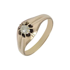 9ct Rose Gold 0.30ct Old Cut Diamond Ring