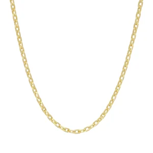 9ct Yellow Gold Diamond Cut Belcher Chain 24.5&#8243; 3mm