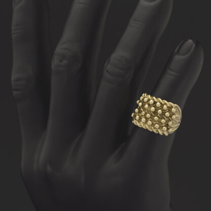 9ct Yellow Gold Keeper Ring - Image 2