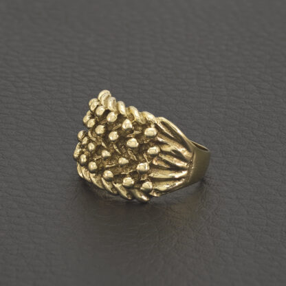 9ct Yellow Gold Keeper Ring - Image 4