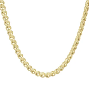 9ct Yellow Gold Rollerball Chain 22.5&#8243; 5.5mm