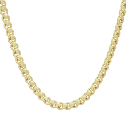 9ct Yellow Gold Rollerball Chain 22.5" 5.5mm