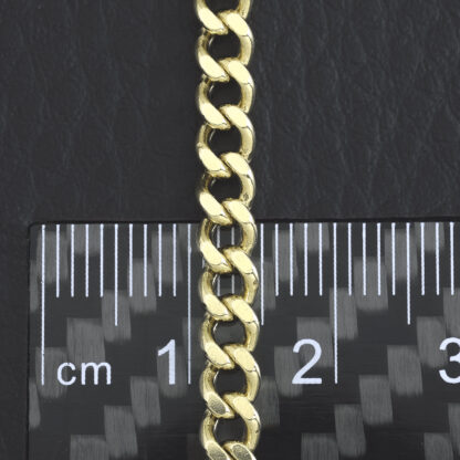 9ct Yellow Gold Curb Chain 22" 4mm - Image 3