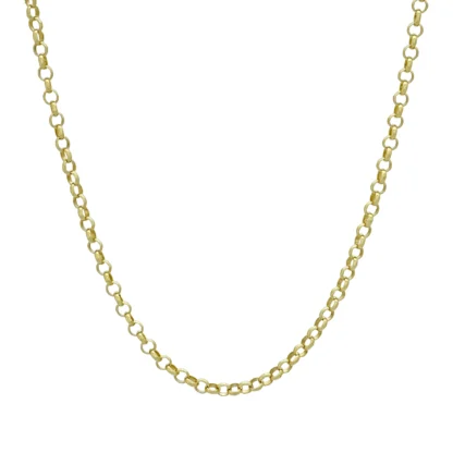 9ct Yellow Gold Belcher Chain 25" 3mm