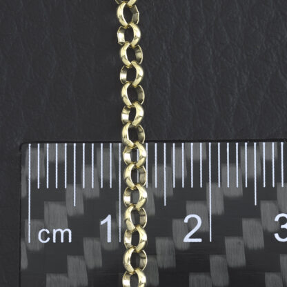 9ct Yellow Gold Belcher Chain 25" 3mm - Image 3