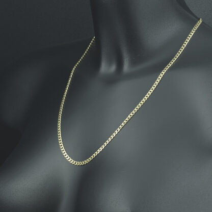 9ct Yellow Gold Curb Chain 22" 4mm - Image 4