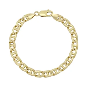 9ct Yellow Gold Marina Bracelet 8&#8243; 7mm