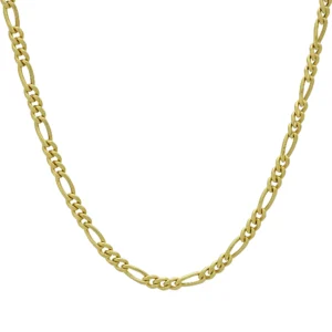 18ct Yellow Gold Figaro Chain 18&#8243; 3mm