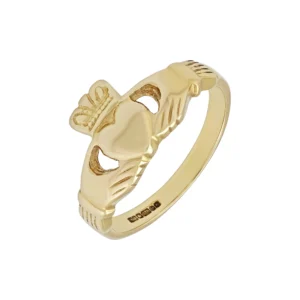 9ct Yellow Gold Claddagh Ring