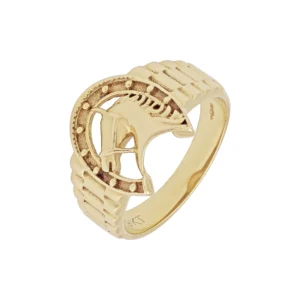 9ct Yellow Gold Horseshoe Ring