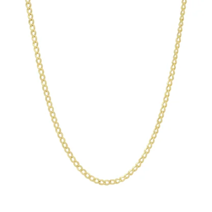 14ct Yellow Gold Curb Chain 20" 2.5mm