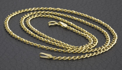 14ct Yellow Gold Curb Chain 20" 2.5mm - Image 3