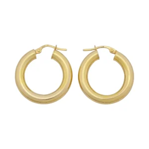 9ct Yellow Gold Hoop Earrings