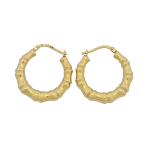 9ct Yellow Gold Hoop Earrings