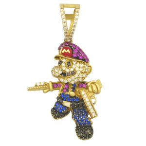 14ct Yellow Gold Mario Pendant