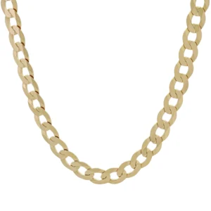 9ct Yellow Gold Curb Chain 24.5&#8243;8.5mm