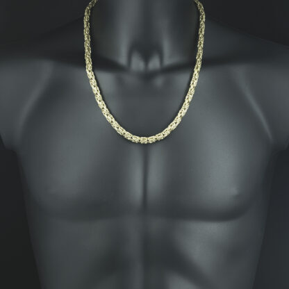 9ct Yellow Gold King Chain 24" 6.5mm - Image 5