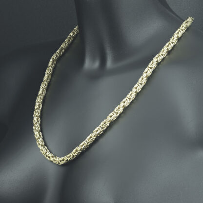 9ct Yellow Gold King Chain 24" 6.5mm - Image 4