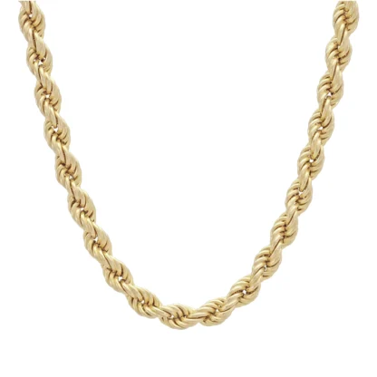 9ct Yellow Gold Rope Chain 30.5" 6mm