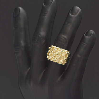 9ct Yellow Gold Keeper Ring - Image 4