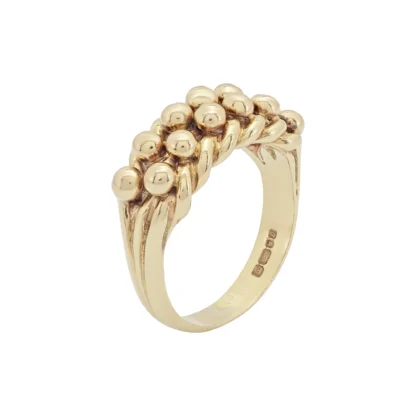 9ct Yellow Gold Keeper Ring