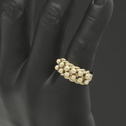 9ct Yellow Gold Keeper Ring - Image 3