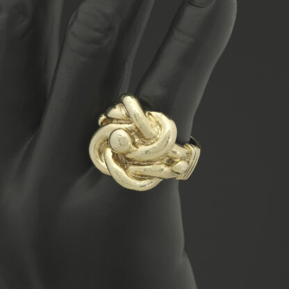 9ct Yellow Gold Knot Ring - Image 3