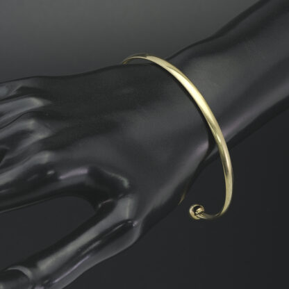 9ct Yellow Gold Torque Bangle - Image 2