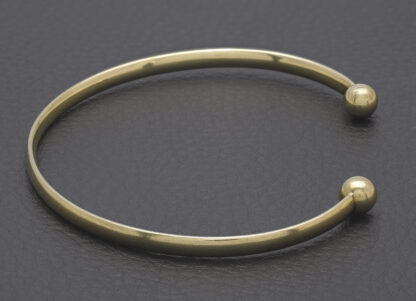 9ct Yellow Gold Torque Bangle - Image 3