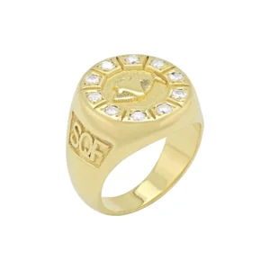 10ct Yellow Gold Gemstones Ring