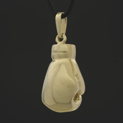 9ct Yellow Gold Boxing Glove Pendant - Image 4