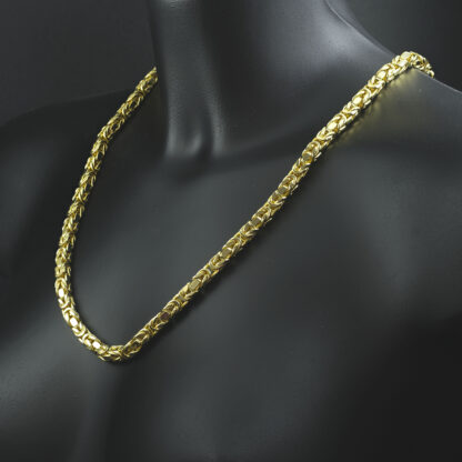 14ct Yellow Gold King Chain 27″ 6mm - Image 5