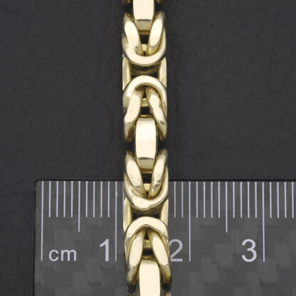 14ct Yellow Gold King Chain 27″ 6mm - Image 3