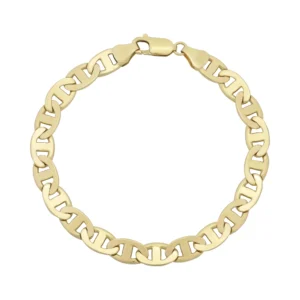 9ct Yellow Gold Marina Bracelet 8″ 7mm