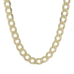 9ct Yellow Gold Curb Chain 26&#8243; 10.5mm