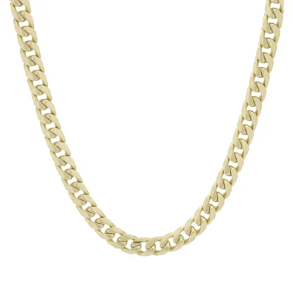 9ct Yellow Gold Cuban Chain 22.5" 5mm