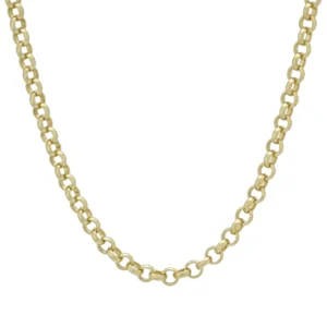 9ct Yellow Gold Belcher Chain 24&#8243; 4.5mm