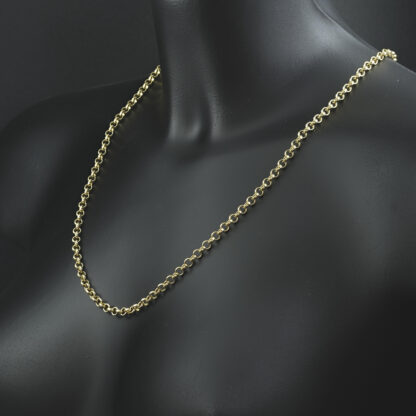 9ct Yellow Gold Belcher Chain 24" 4.5mm - Image 5