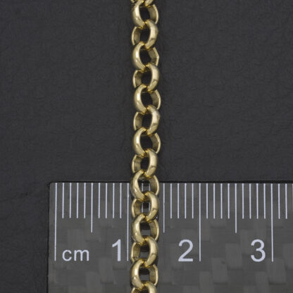 9ct Yellow Gold Belcher Chain 24" 4.5mm - Image 3